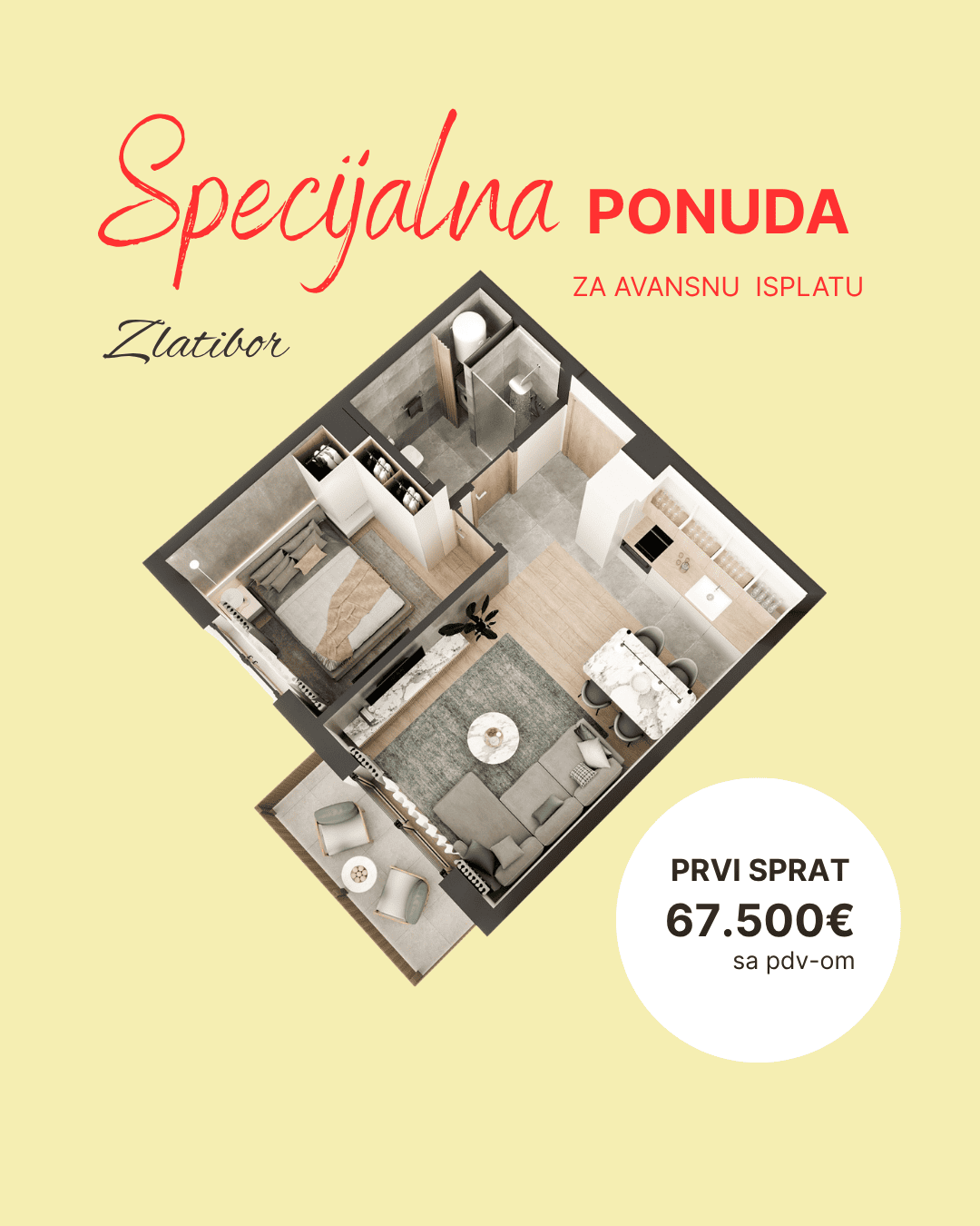 Kalman pop up baner specijalna ponuda